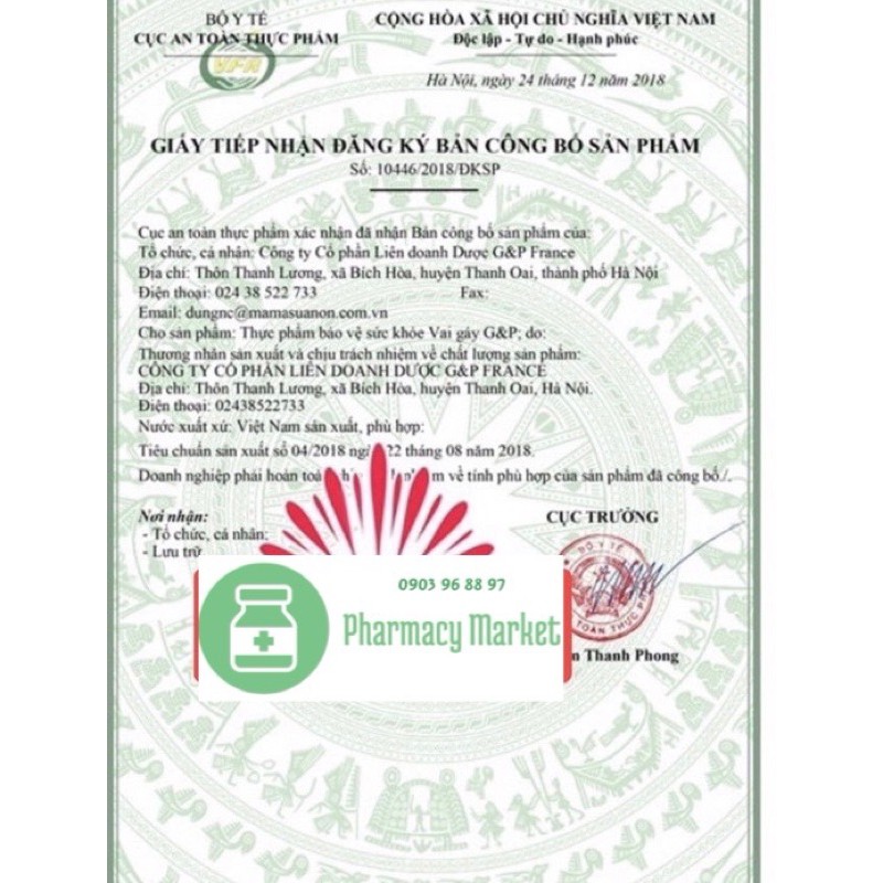 VIÊN UỐNG VAI GÁY GP - CHỢ SỈ DƯỢC MIỀN NAM | BigBuy360 - bigbuy360.vn