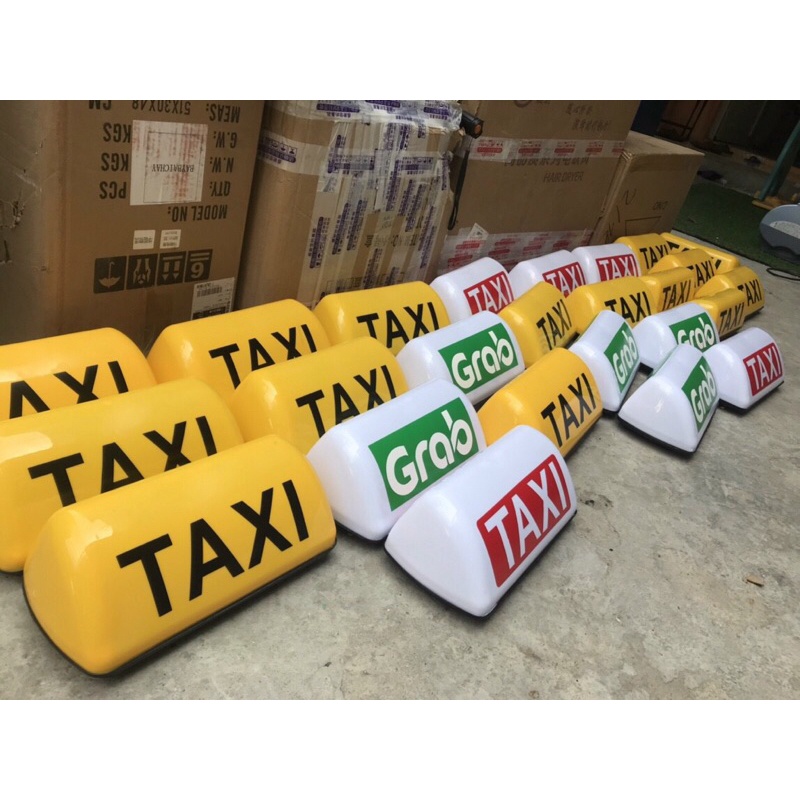 ĐÈN MÀO TAXI GRAP SẠC ĐIỆN