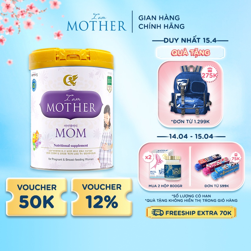 Sữa bột Namyang I Am Mother Mom 800g