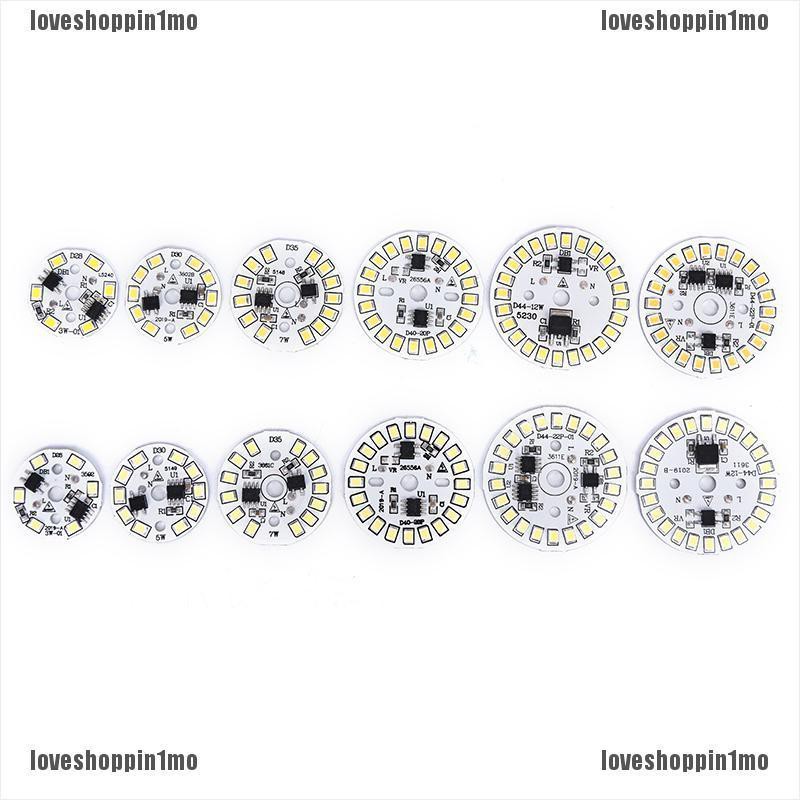 [GSHOP] Đèn dán bóng đèn LED Tấm SMD Mô-đun tròn Tấm nguồn sáng cho bóng đèn