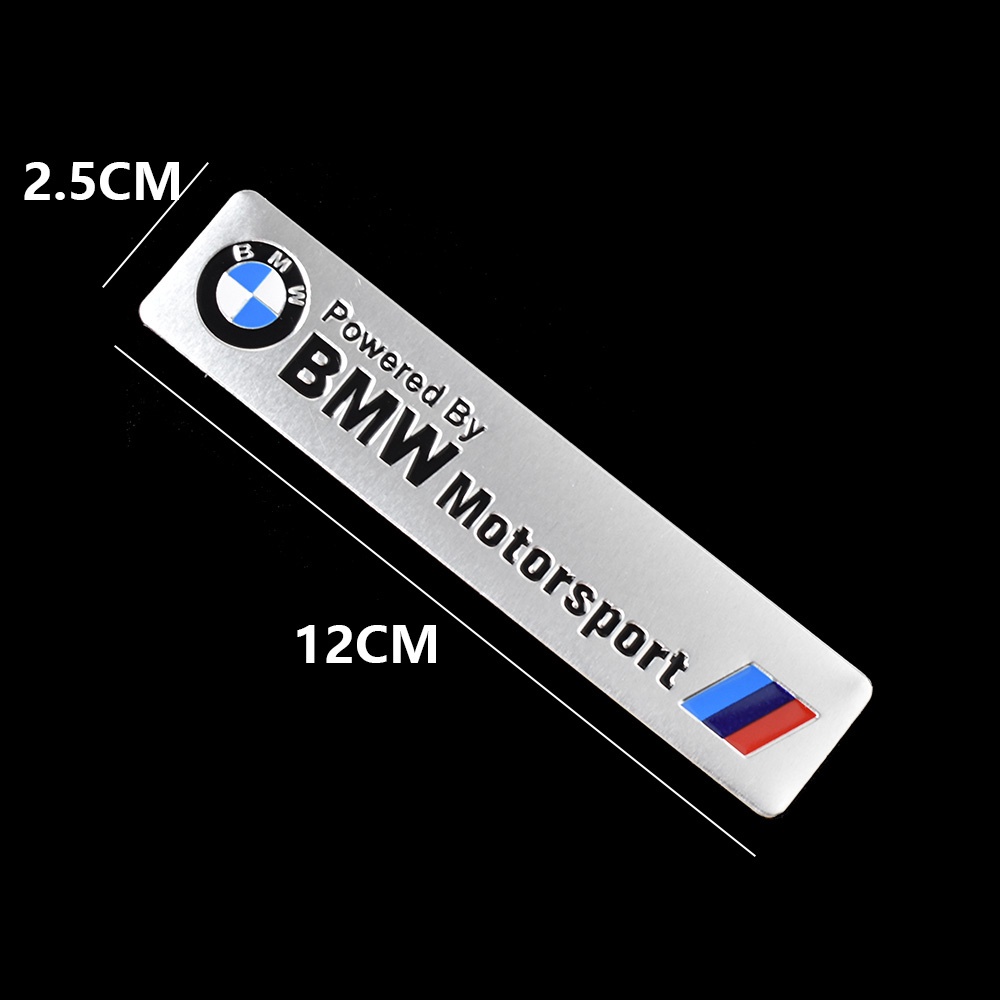 BMW Sticker Dán Xe Hơi Bằng Kim Loại Chất Lượng Cao