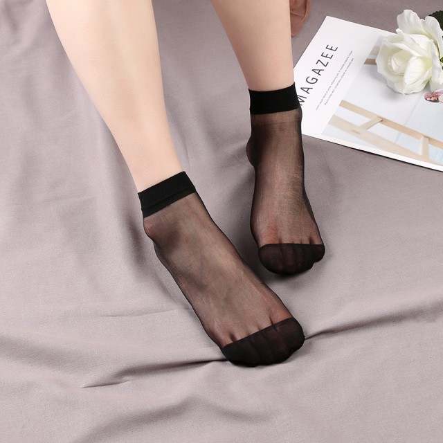 [Mã FAMARAL1 giảm 10K đơn 50K] Tất da tất ngắn nylong siêu dai wado có 2 màu lựa chọn
