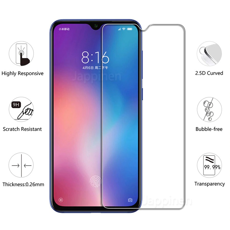 Miếng Dán Kính Cường Lực Cho Redmi Note 7-Glass