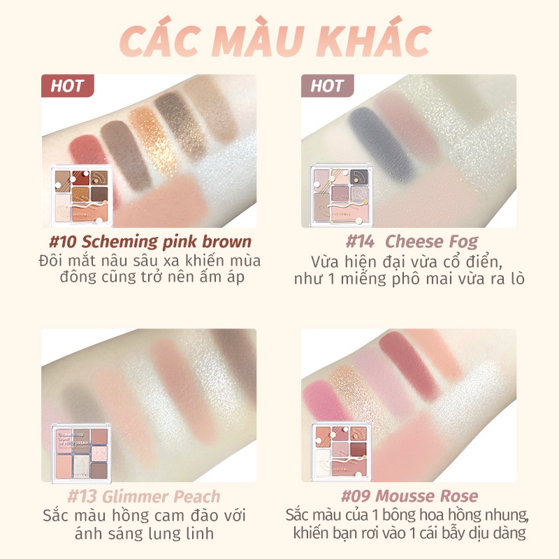 Bảng phấn trang điểm nhiều màu sắc Play Color All-In-One Palette Judydoll  8.5g