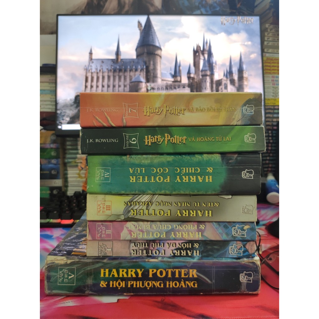 combo notebook harry potter 7 quyển