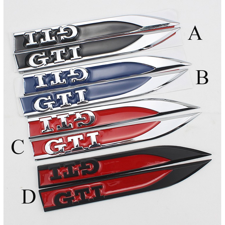Logo GTI gắn bên hông cho xe Volkswagen VW