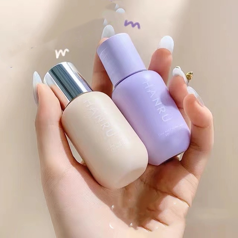 HANRU Kem Nền Che Khuyết Điểm Dạng Lỏng Dưỡng Ẩm Chống Thấm Nước Kiềm Dầu