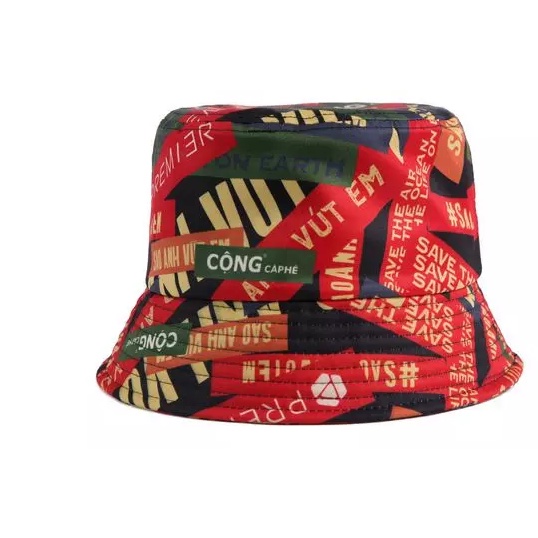 Mũ bucket nón xô PREMI3R Nón bucket cộng cà phê G2 Mũ Bucket .PC01901020 phong cách Hàn Quốc Mũ Bucket