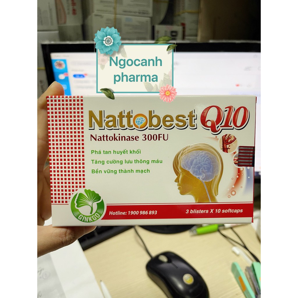 Viên uống Nattobest Q10 phòng ngừa tai biến mạch máu não ,bền vững Thành mạch | BigBuy360 - bigbuy360.vn