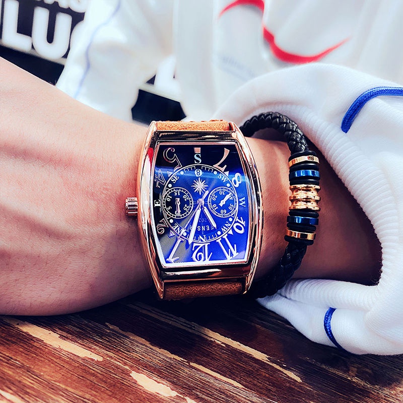 Đồng Hồ Nam Chống Thấm Nước Phong Cách Hàn Quốc