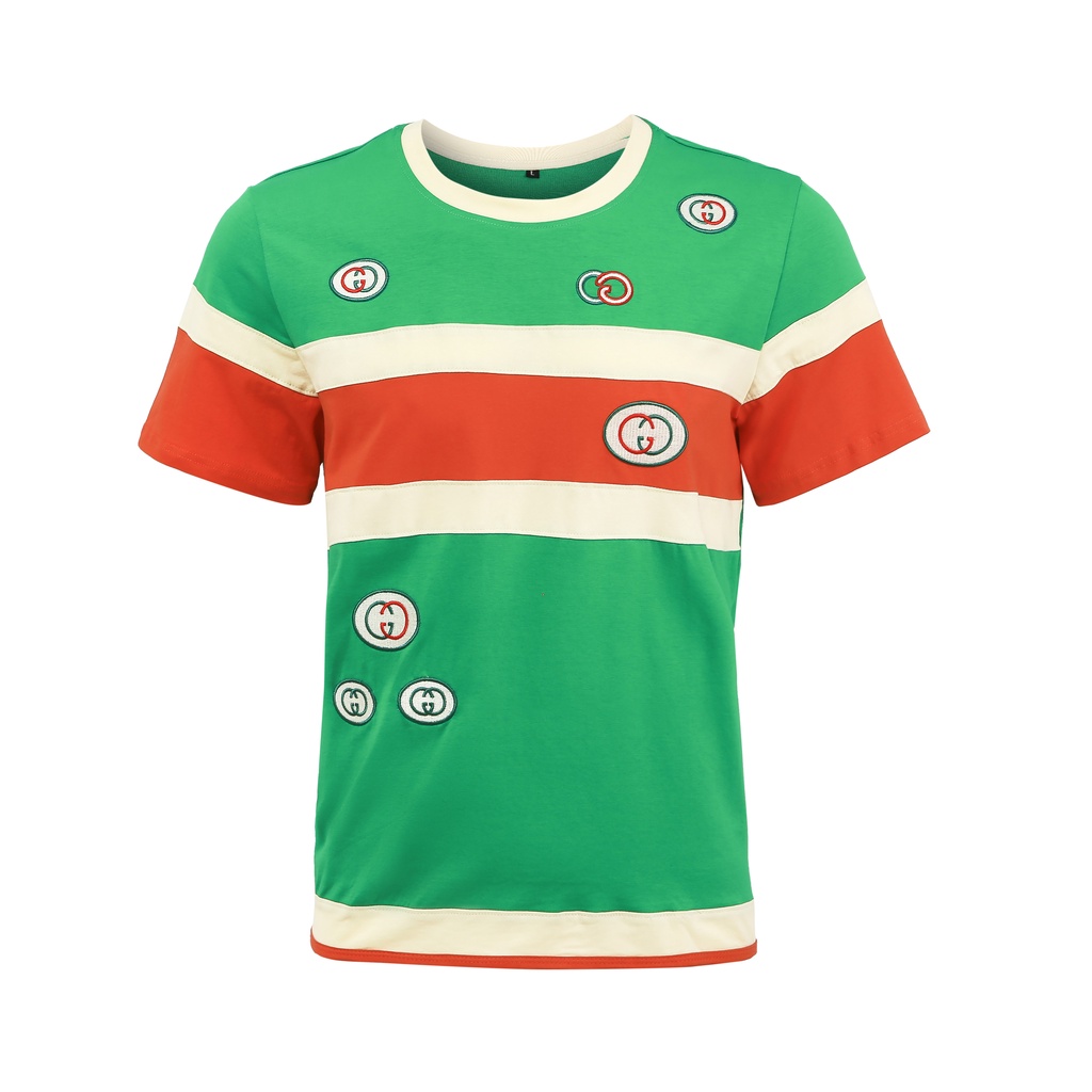 Áo thun GUCCI Logo Thêu, chất Cotton Co Dãn 4 Chiều - Trend 2022