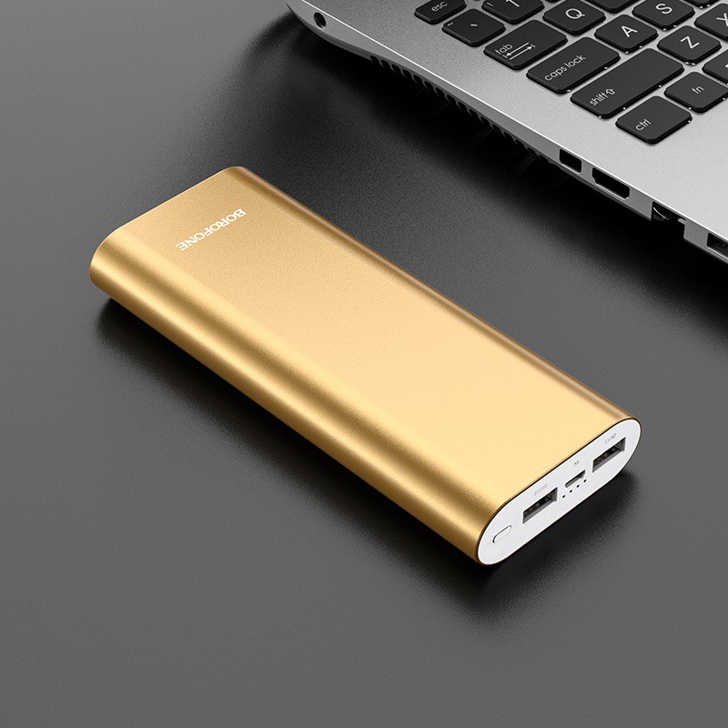 Pin sạc dự phòng Borofone BT19B Universal 20000mAh Output 2A, Vỏ kim loại - Hàng chính hãng