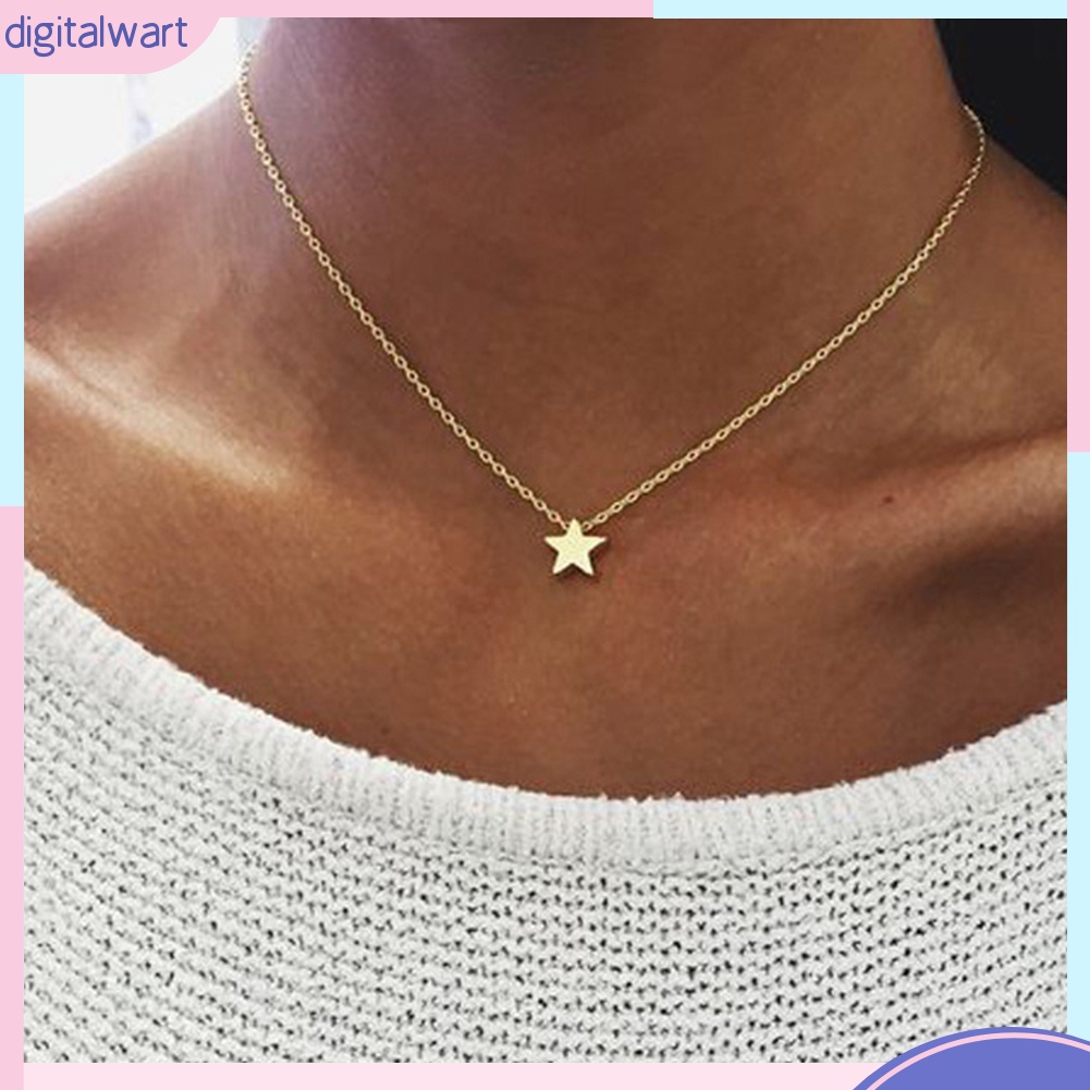 Dây Chuyền Hợp Kim Mặt Hình Ngôi Sao Thời Trang Cho Nữ