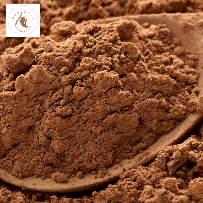 Bột cacao nguyên chất không đường - Bột cacao nguyên chất Daklak chuẩn vị túi 500gr Meganuts