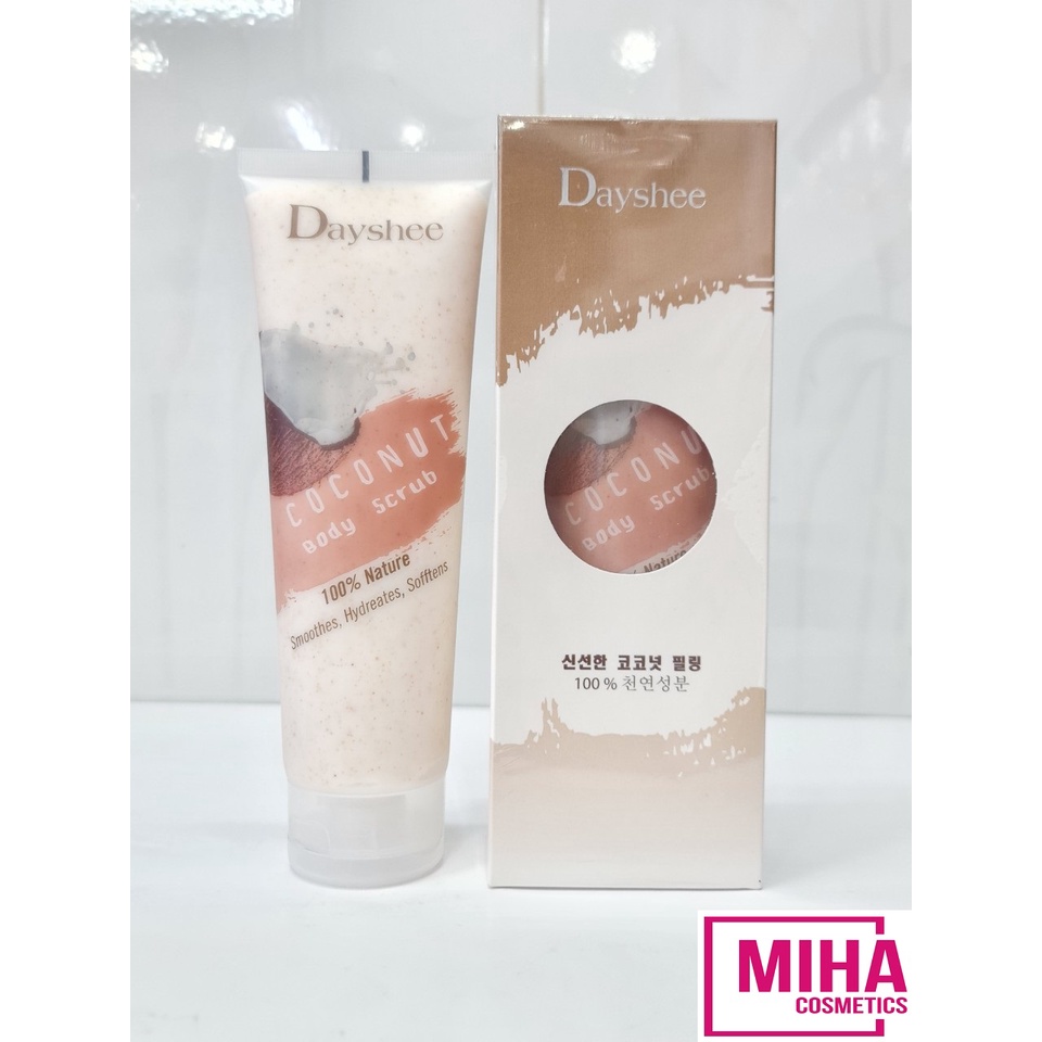 Tẩy Tế Bào Chết Cơ Thể Chiết Xuất Dừa Tươi DayShee Coconut Body Scrub 350g