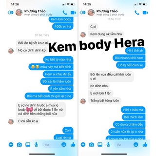 Kem body dưỡng trắng da HERA