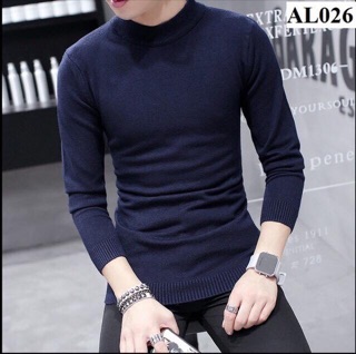 Áo len cổ 3 phân