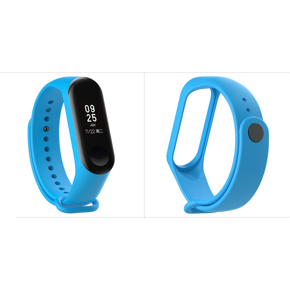 15 màu sắc dây đeo cổ tay cho Xiaomi Mi Band3, Miband 3, Miband 4 miband4 Silicone