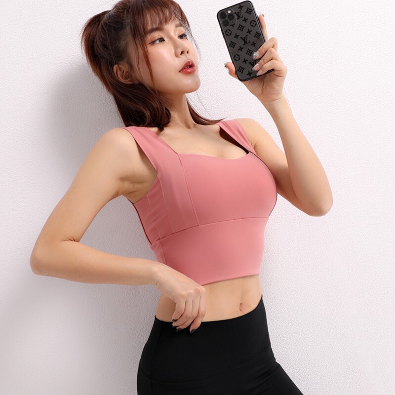 Áo Lót Nữ Su Đúc 2 Dây Bảng To, Áo Bra Su Đẹp Thể Thao Dáng Dài [Có Mút Ngực] Hieu Store24h - 123