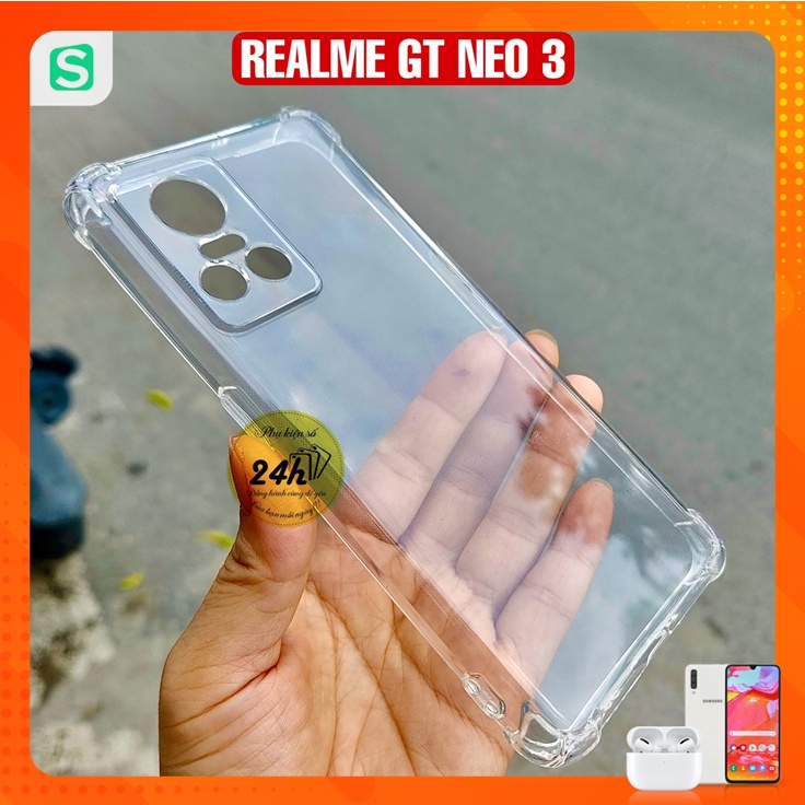 Ốp Lưng Realme GT Neo 3 Silicon Dẻo Trong Suốt Chống Sốc Bảo Vệ Camera hàng loại 1 - phukienso24h