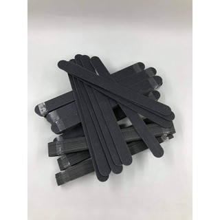Set 10 dũa móng tay màu đen - nhám Nhật