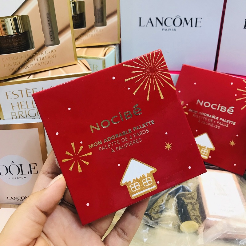Phấn Mắt Nocibe 6 Tone Màu Nhẹ Nhàng Và Ánh Nhũ