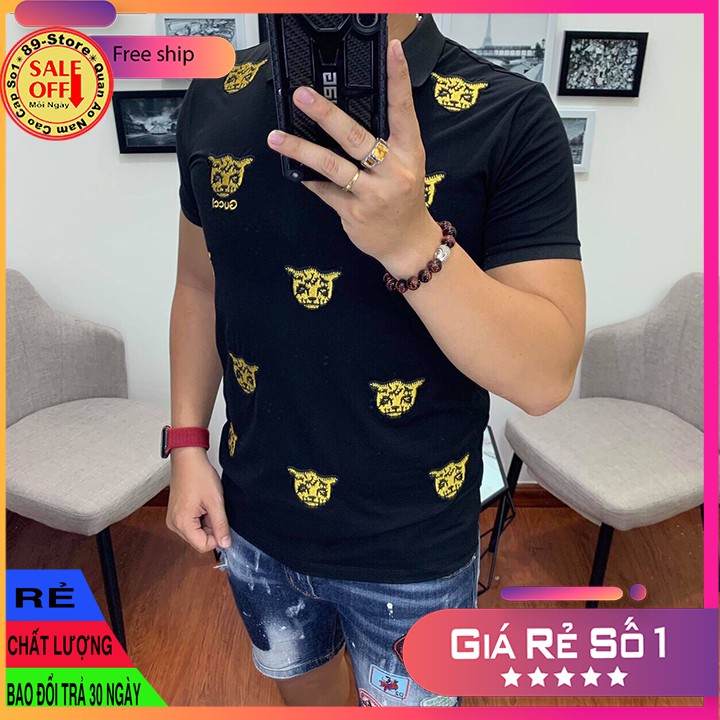 Áo Thun Nam Tay Ngắn Có Cổ Cao Cấp Thích Hợp Moi Lứa Tuổi Cam Kết Về Chất Lượng 🌟GIÁ RẺ NHẤT🌟