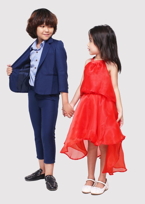 Set mullet voan đỏ bé gái Jadiny