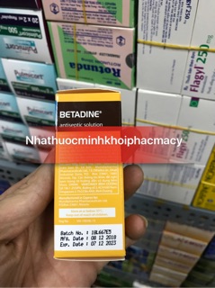 DUNG DỊCH SÁT KHUẨN BETADINE (30ml-125ml)