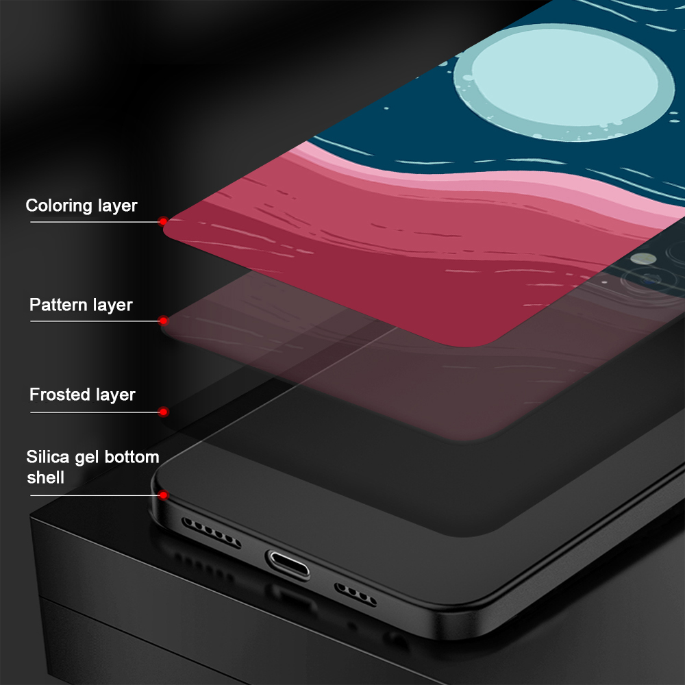 Ốp Điện Thoại Tpu Silicon Siêu Mỏng Họa Tiết Phong Cảnh Dễ Thương Cho Huawei Nova 2i 3i 3e P20 Lite Pro 2019