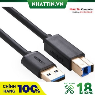 Cáp USB 3.0 AM to BM dài 2M máy in Ugreen 10372 chính hãng