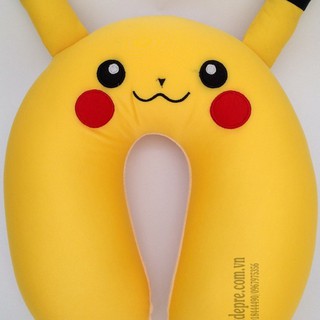 gối đỡ cổ hình pikachu