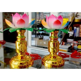 cặp đèn sen-đèn thờ cắm điện