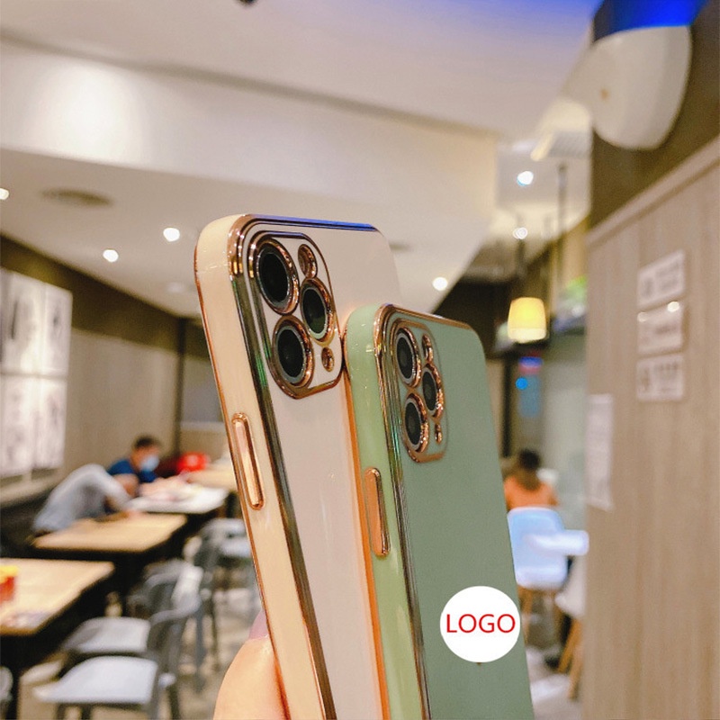 Ốp Điện Thoại Mềm Bảo Vệ Toàn Diện 6d Cho Iphone13 12 11 6 7 8 X XR XS MAX 6S 6S Plus 7Plus 8Plus