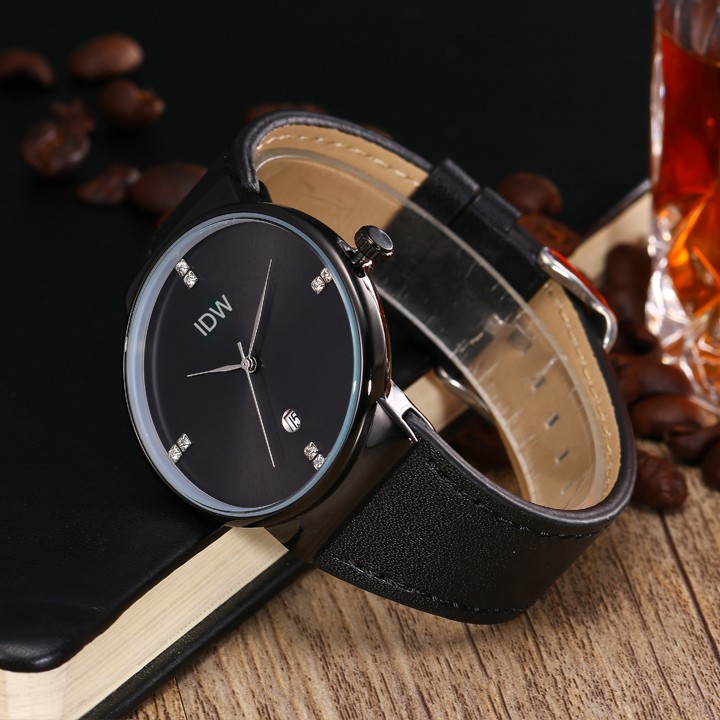 Đồng hồ nam IDW kính sapphire chống trầy chống nước máy nhật dây da bò cao cấp SP0S40 (Nhiều màu) | BigBuy360 - bigbuy360.vn