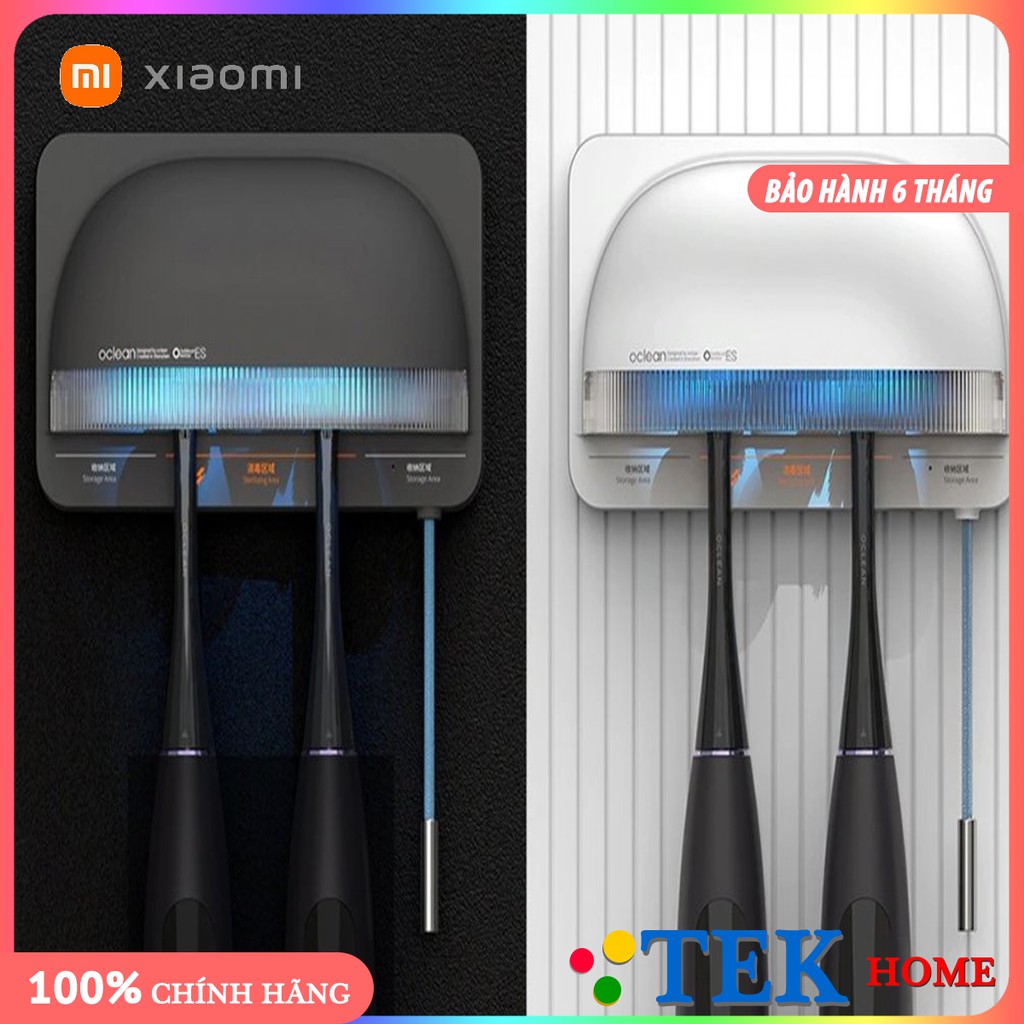 Máy vệ sinh bàn chải Xiaomi Oclean S1 1000mAh Tia UV diệt khuẩn Kệ đựng bàn chải kệ chịu lực BH 6 tháng - TekHome