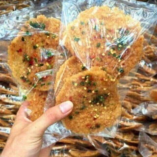 10 bịch cơm cháy mỡ hành Daklak