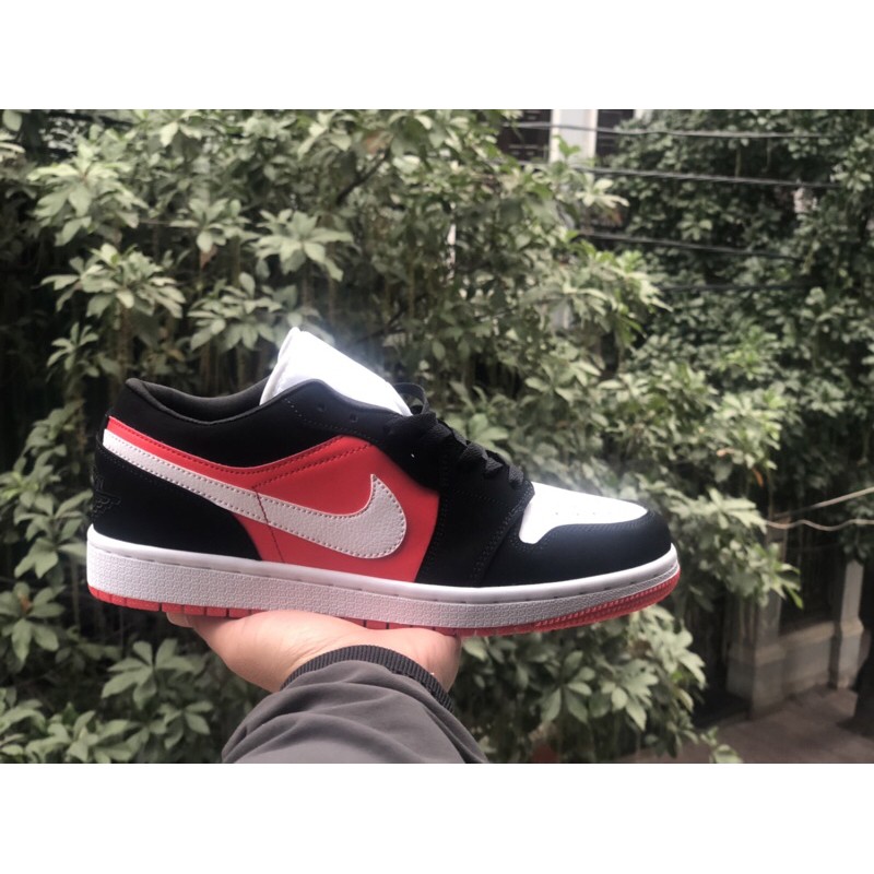 Jordan low 1 đỏ trắng