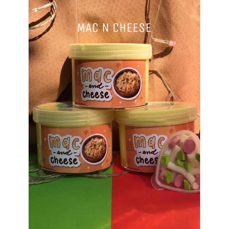 MAC AND CHEESE basic slime ( Chất nhờn ma quái)