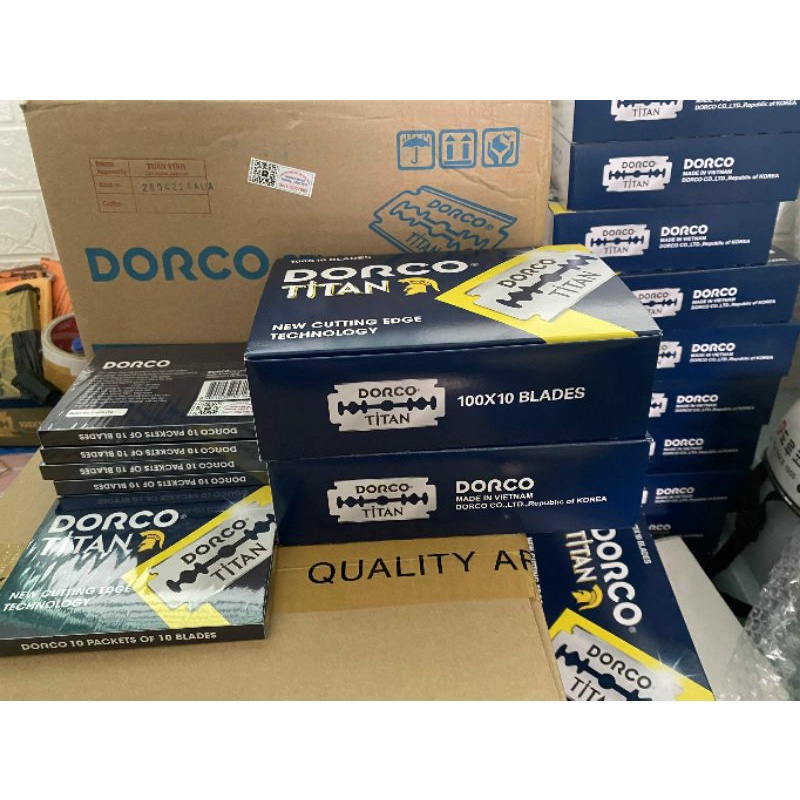 1000 LƯỡI LAM DORCO TITAN CHUYÊN DÙNG CHO CẮT TÓC