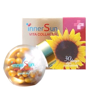 Viên uống chống nắng thải độc inner sun vita collagen 60 viên - hàn quốc