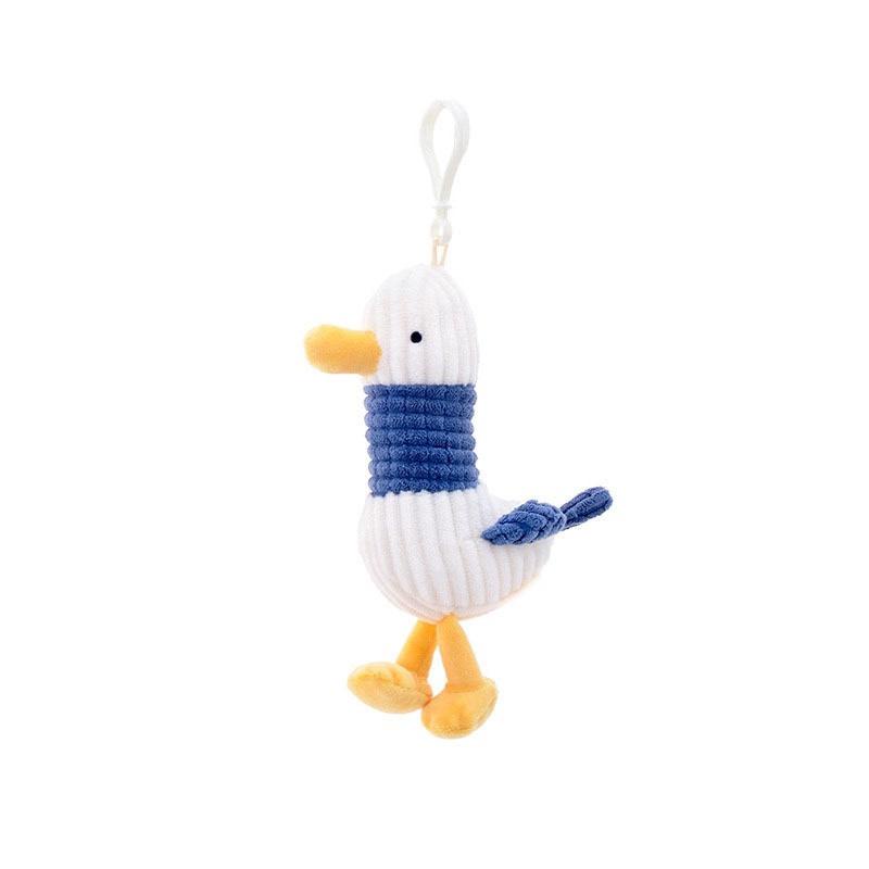 Gấu Bông Vịt mini 20cm làm móc khoá đồ chơi quà tặng trang trí decor