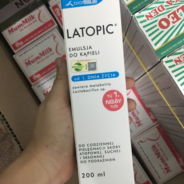 NHŨ TƯƠNG TẮM LATOPIC BATH EMULSION (200ml)