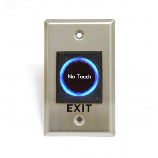 Nút exit cảm ứng hồng ngoại inox hình chữ nhật