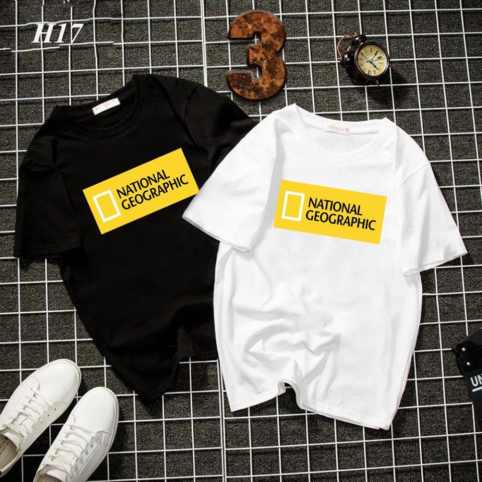 Áo Thun Mỹ Nhập Khẩu Mẫu National Geographic - Gildan Premium Cotton 100% - Mã H17