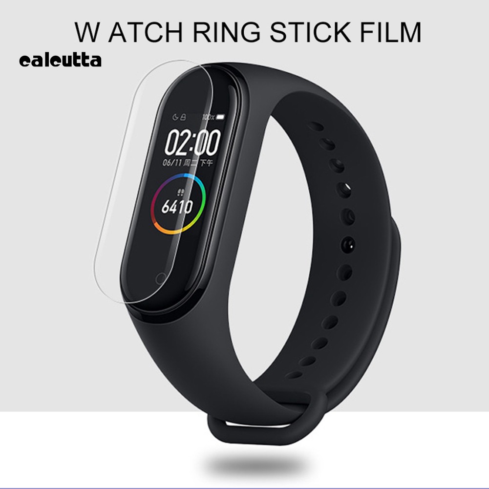 Bộ 3 kính cường lực TPU dáo bảo vệ vòng đeo tay thông minh Xiaomi Mi Band 4