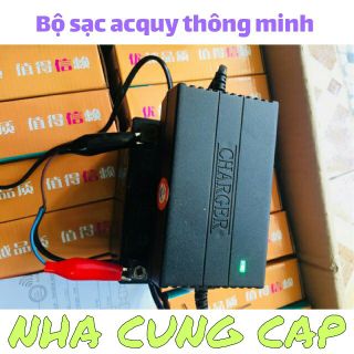 (GIÁ HỦY DIỆT) BỘ SẠC ACQUY THÔNG MINH TỰ ĐỘNG NGẮT KHI ĐẦY