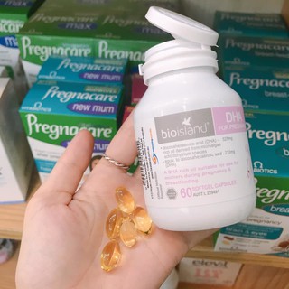 DHA bầu Bioisland, Úc (60 viên) bổ sung DHA cho phụ nữ sắp mang thai, mẹ bầu và mẹ sau sinh
