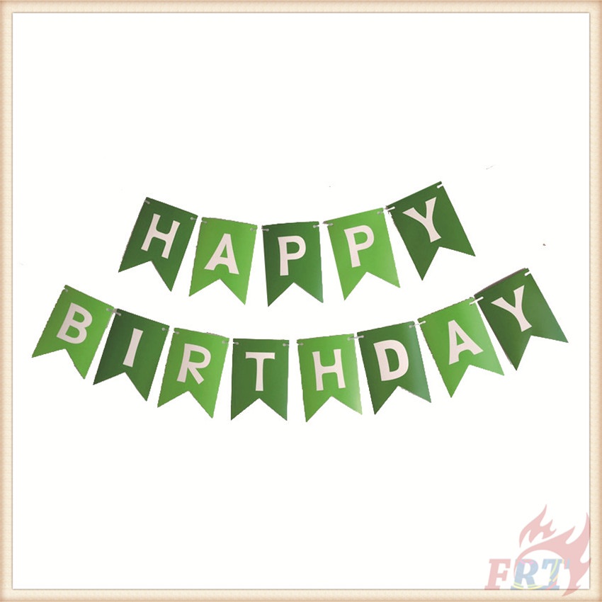 Banner chữ Happy Birthday/Just Married dùng để trang trí tiệc