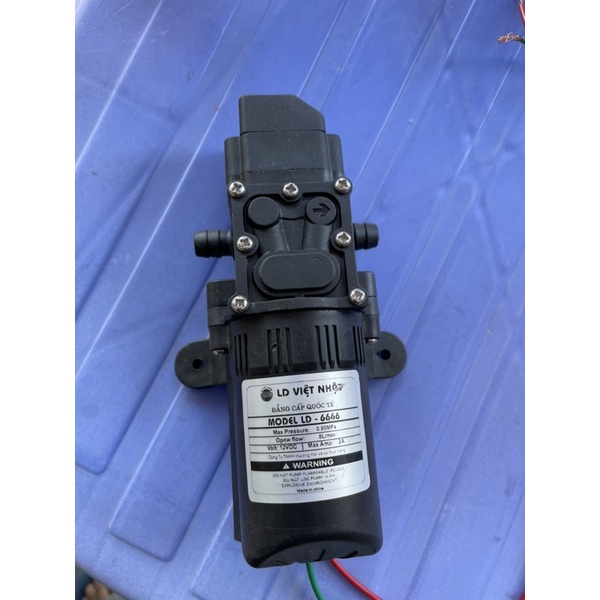 Mô tơ bình phun điện,bơm áp lực, phun sương 12V công suất 8l/p Việt Nhật